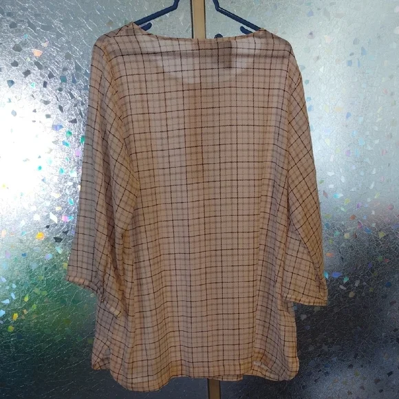 Liz Claiborne 3/4 Sleeve Blouse - Picture 10 of 11